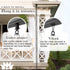Aluminum Ring Rain Chain Replacement Downspout for Gutters, Black Powder Coated
